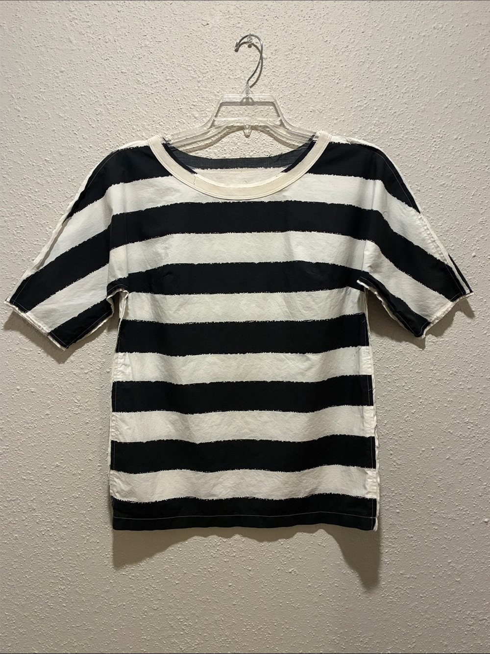 Dolce & Gabbana Navy and White Labelled Top